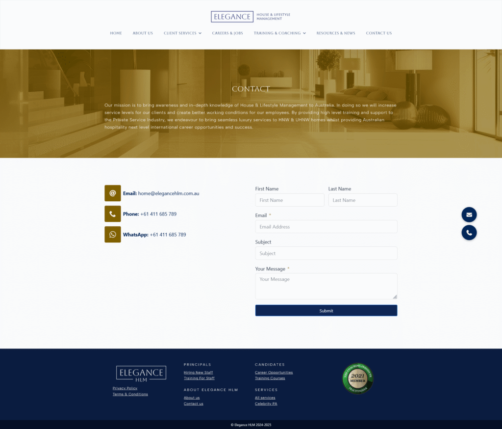 Screenshot 2026 01 30 at 21 03 44 Contact Us Elegance House Lifestyle Management 2026